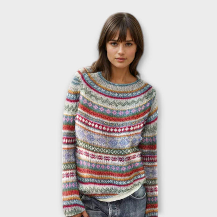 Casual and cosy striped sweater