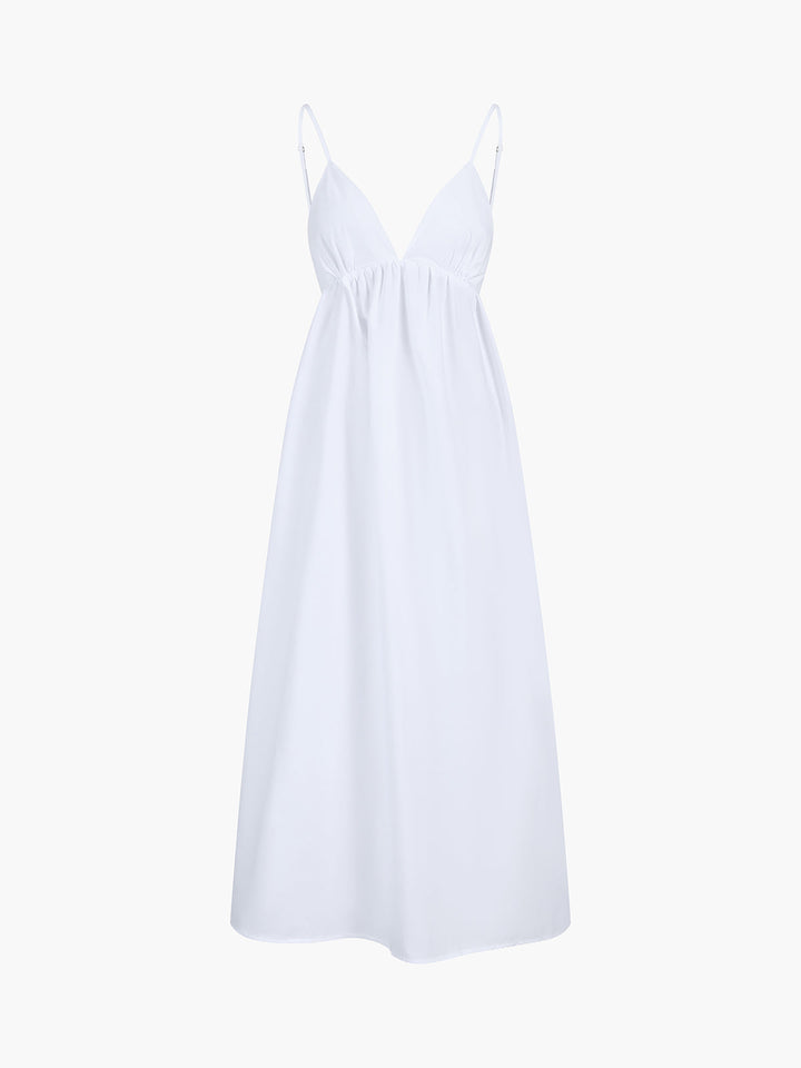 Jolina - Casual Backless Maxi Dress