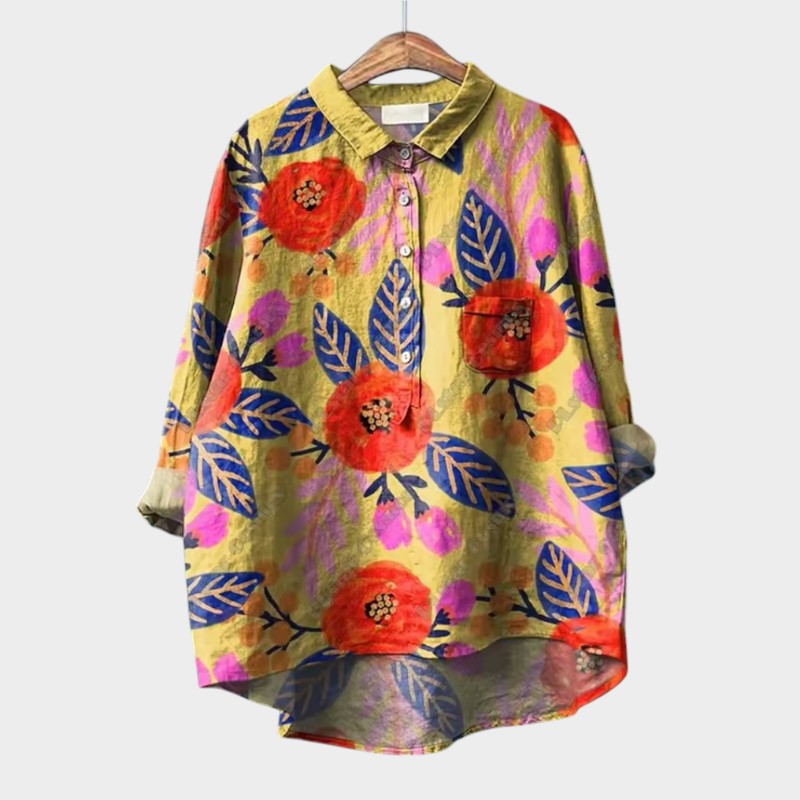 Livia | Premium Blouse with Lace Detailing