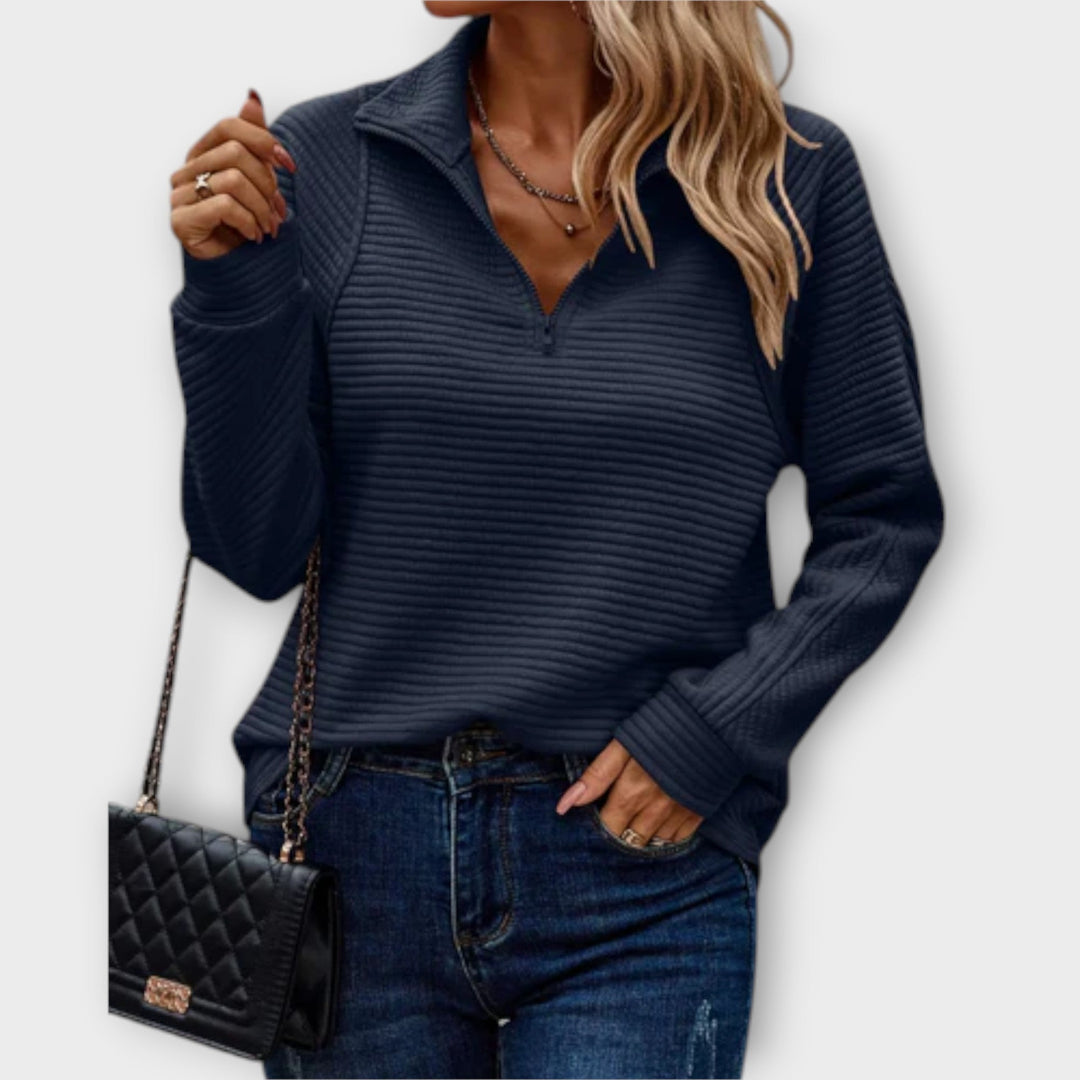 Sweater with Half Zip
