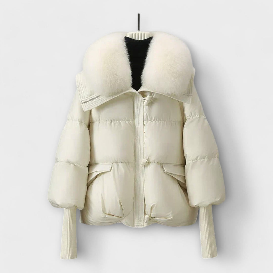 Elegant Coat with Fur