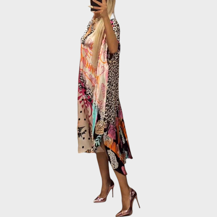 Miriam - Casual Dress with V-Neck